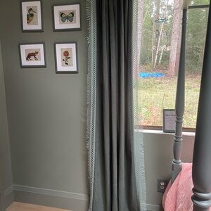 Opalhouse Jungalow Green and Gray Curtain Panel